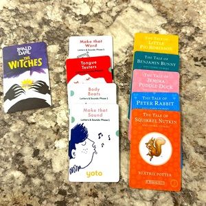 Assorted Yoto player cards